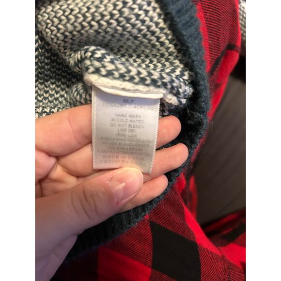 Listicle Women’s Checkered Sweater | Size S | Excellent Conditon - Picture 7 of 7